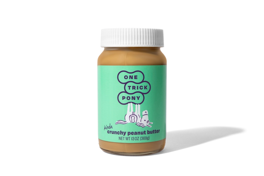 Kinda Crunchy All Natural Peanut Butter - 13oz Glass Jar